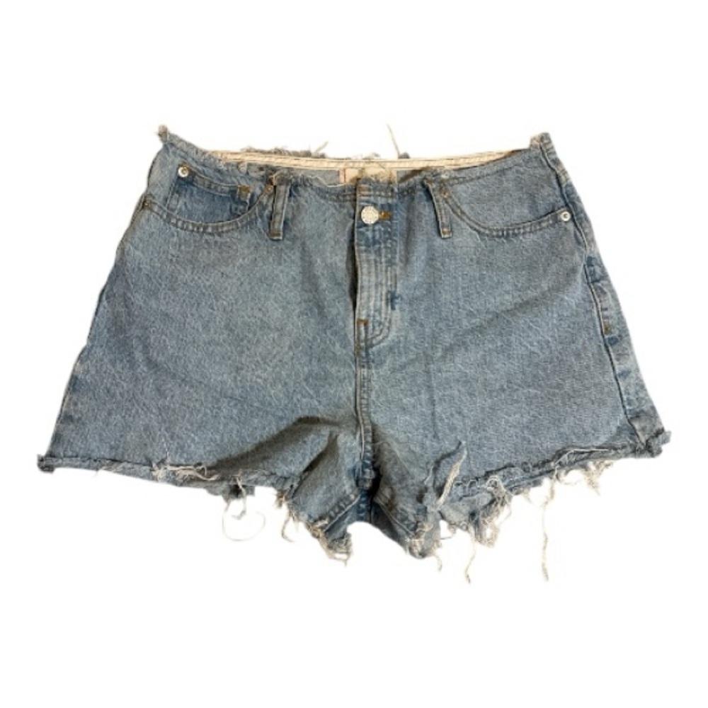 BDG Distressed Waist A-Line Denim Short - Picture 4 of 6